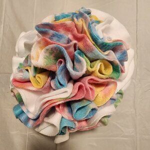 Snuffle Ball for Dogs/Puppies – Pastel Tie Dye & White